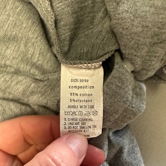 Grey Hooded Kids Shark One Piece Romper - Picture 3 of 4